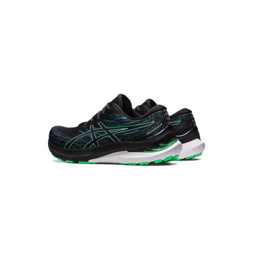 کتونی رانینگ اسیکس کایانو 29 مشکی سبز آبی Asics Gel-Kayano 29 Black Green Blue