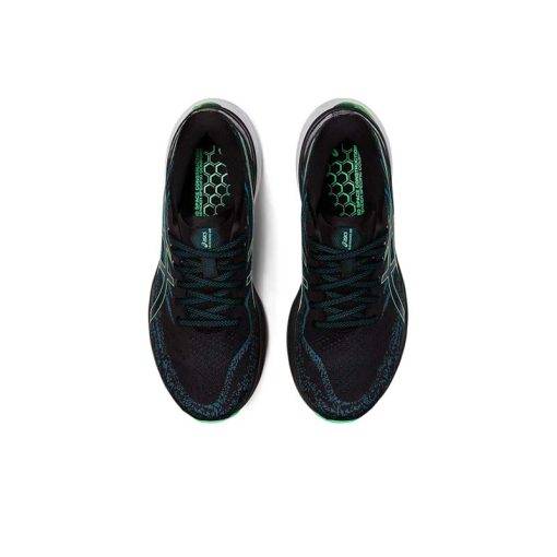 کتونی رانینگ اسیکس کایانو 29 مشکی سبز آبی Asics Gel-Kayano 29 Black Green Blue - Image 3