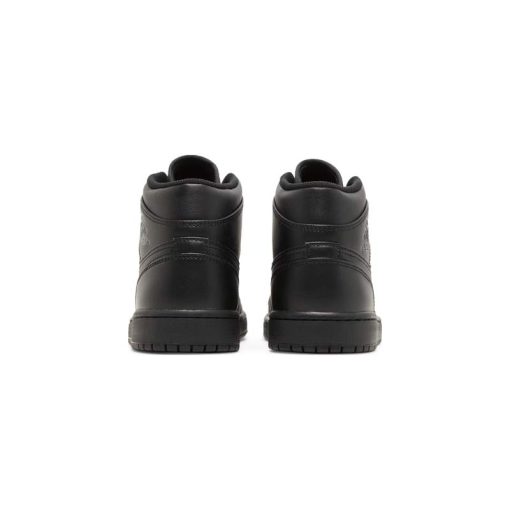 کتونی نایک ایرجردن 1 ساقدار تمام مشکی Nike Air Jordan 1 Mid Triple Black