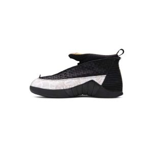 کتونی نایک ایرجردن 15 بیلی آیلیش مشکی سفید Nike Air Jordan 15 Retro Billie Eilish LS Laser
