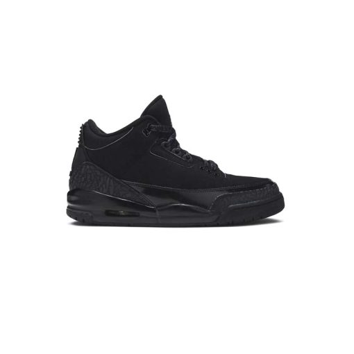 کتونی نایک ایرجردن 3 تمام مشکی Nike Air Jordan 3 Retro Black Cat