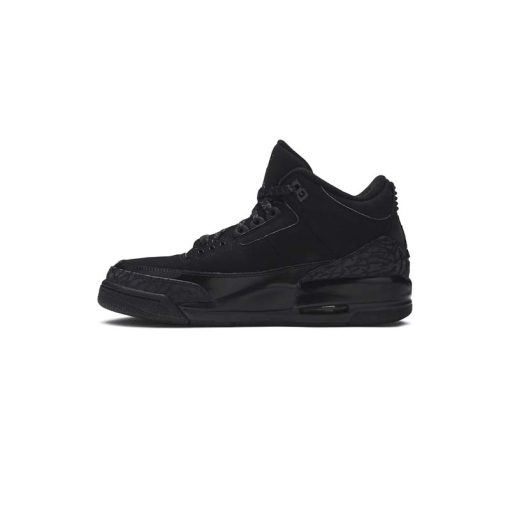 کتونی نایک ایرجردن 3 تمام مشکی Nike Air Jordan 3 Retro Black Cat