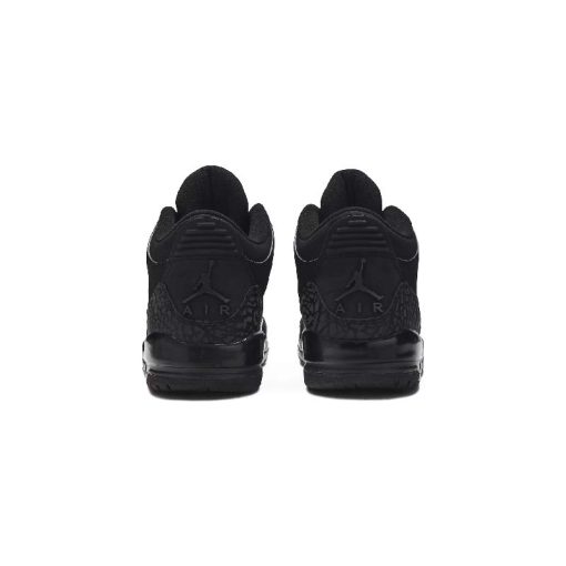 کتونی نایک ایرجردن 3 تمام مشکی Nike Air Jordan 3 Retro Black Cat