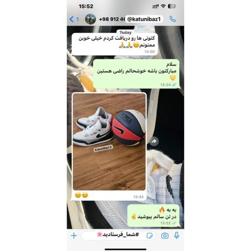 کتونی نایک ایرجردن 3 تینکر سفید مشکی قرمز Nike Air Jordan 3 Retro NRG Tinker