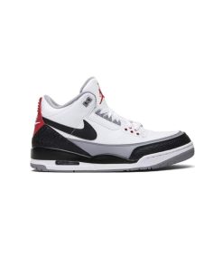 کتونی نایک ایرجردن 3 تینکر سفید مشکی قرمز Nike Air Jordan 3 Retro NRG Tinker