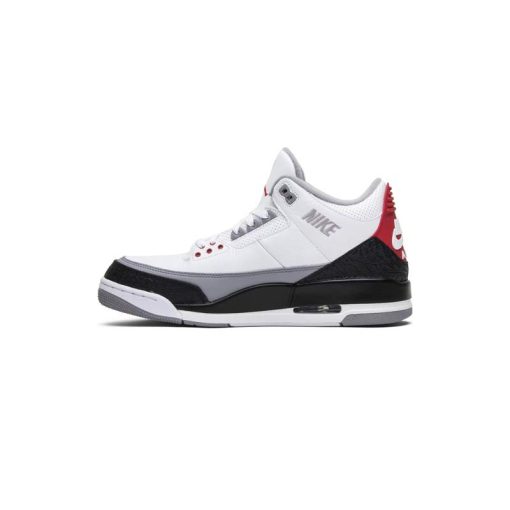 کتونی نایک ایرجردن 3 تینکر سفید مشکی قرمز Nike Air Jordan 3 Retro NRG Tinker