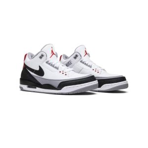 کتونی نایک ایرجردن 3 تینکر سفید مشکی قرمز Nike Air Jordan 3 Retro NRG Tinker