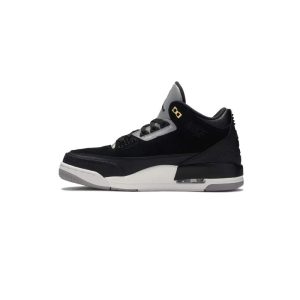 کتونی نایک ایرجردن 3 تینکر مشکی طوسی Nike Air Jordan 3 Retro Tinker SP Black Cement
