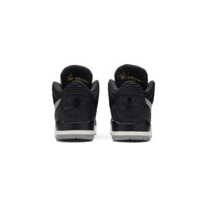 کتونی نایک ایرجردن 3 تینکر مشکی طوسی Nike Air Jordan 3 Retro Tinker SP Black Cement