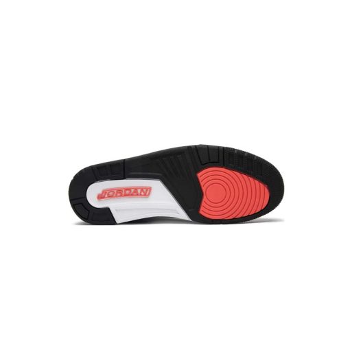 کتونی نایک ایرجردن 3 سفید سیمانی مشکی Nike Air Jordan 3 Retro Infrared 23