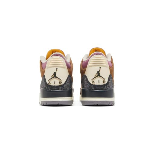 کتونی نایک ایرجردن 3 قهوه ای کرم زرشکی Nike Air Jordan 3 Retro SE Winterized