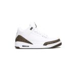 کتونی نایک ایرجردن 3 موکا سفید قهوه ای Nike Air Jordan 3 Retro Mocha