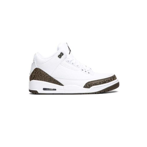 کتونی نایک ایرجردن 3 موکا سفید قهوه ای Nike Air Jordan 3 Retro Mocha