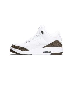 کتونی نایک ایرجردن 3 موکا سفید قهوه ای Nike Air Jordan 3 Retro Mocha