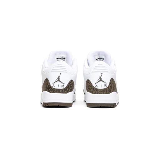 کتونی نایک ایرجردن 3 موکا سفید قهوه ای Nike Air Jordan 3 Retro Mocha