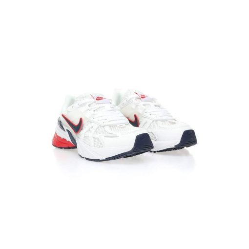 کتونی نایک راننیگ وی2کا سفید سورمه ای قرمز Nike V2K Run White Navy Blue Red