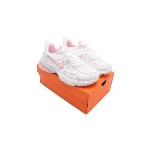 کتونی نایک راننیگ وی2کا سفید صورتی Nike V2K Run White Pink