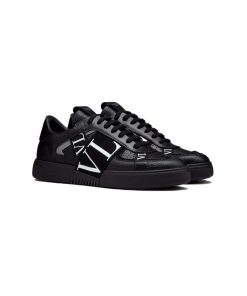 کتونی ولنتینو مشکی سفید Valentino Garavani VL7N Black White