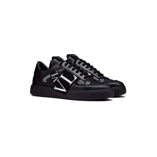 کتونی ولنتینو مشکی سفید Valentino Garavani VL7N Black White