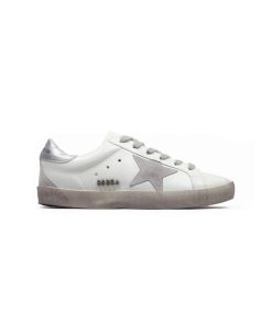 کتونی کژوال گلدن گوس سفید طوسی Golden Goose White Gray