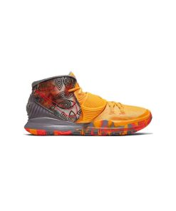 کفش بسکتبال نایکی کایری 6 پکن زرد و نارنجی Nike Kyrie 6 Pre Heat Beijing