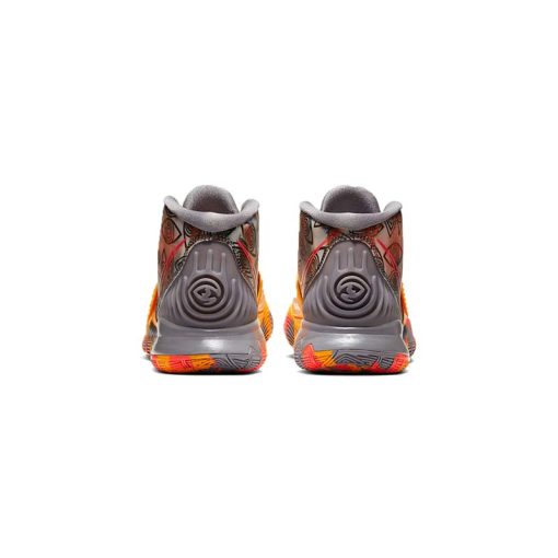 کفش بسکتبال نایکی کایری 6 پکن زرد و نارنجی Nike Kyrie 6 Pre Heat Beijing