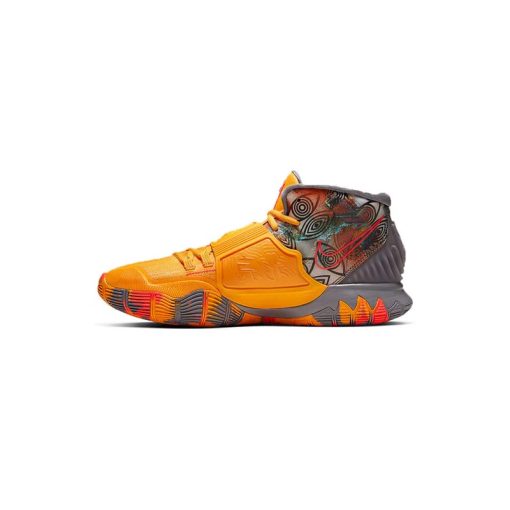 کفش بسکتبال نایکی کایری 6 پکن زرد و نارنجی Nike Kyrie 6 Pre Heat Beijing