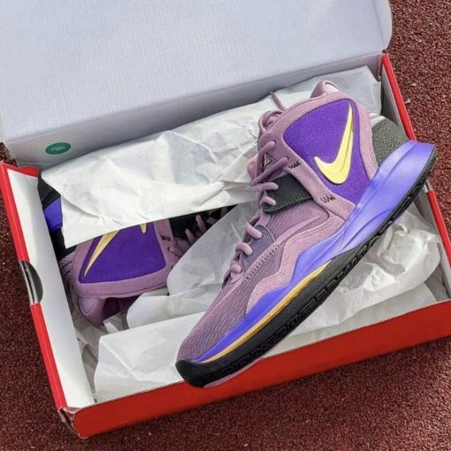 کفش بسکتبال نایکی کایری 8 اینفینیتی بنفش طلایی Nike Kyrie 8 Infinity Amethyst Wave