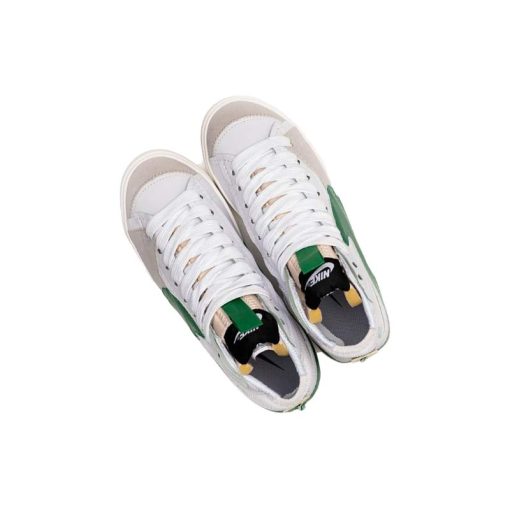 کفش نایک بلیزر جامبو ساقدار سفید سبز Nike Blazer Mid 77 Jumbo White Green