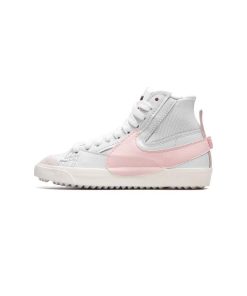 کفش نایک بلیزر جامبو ساقدار سفید صورتی Nike Blazer Mid 77 Jumbo White Pink