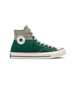 کفش کانورس آل استار 1970 سبز و زیتونی Converse Chuck 70 Colorblocked High Field Surplus