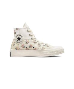 کفش کانورس آل استار 1970 کرم طرح گل Converse Chuck 70 Cream Flower