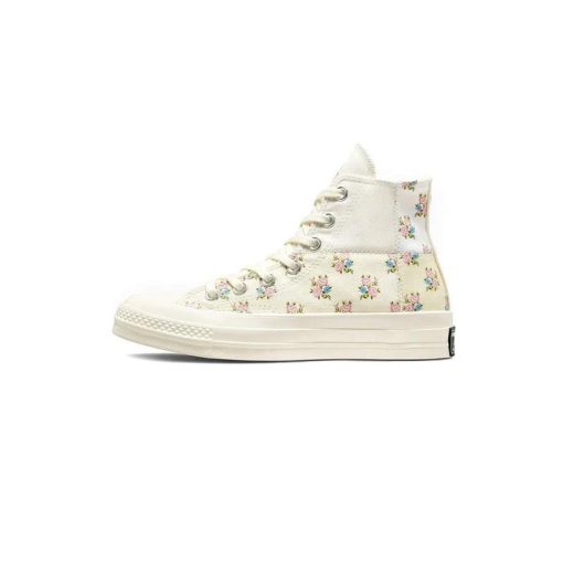 کفش کانورس آل استار 1970 کرم طرح گل Converse Chuck 70 Cream Flower