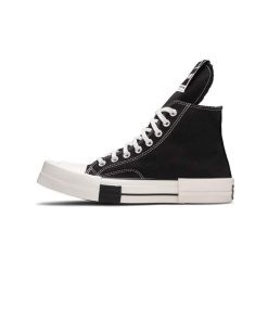 کفش کانورس آل استار ریک اونس اردکی مشکی Converse Rick Owens x TURBODRK Chuck 70 High Black