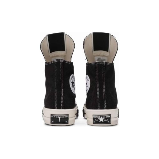 کفش کانورس آل استار ریک اونس اردکی مشکی Converse Rick Owens x TURBODRK Chuck 70 High Black