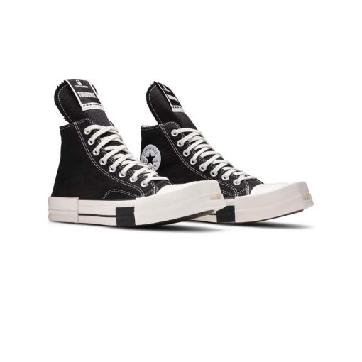 کفش کانورس آل استار ریک اونس اردکی مشکی Converse Rick Owens x TURBODRK Chuck 70 High Black