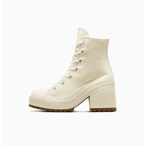 کفش کانورس پاشنه بلند سفید Converse Chuck 70 De Luxe Heel White