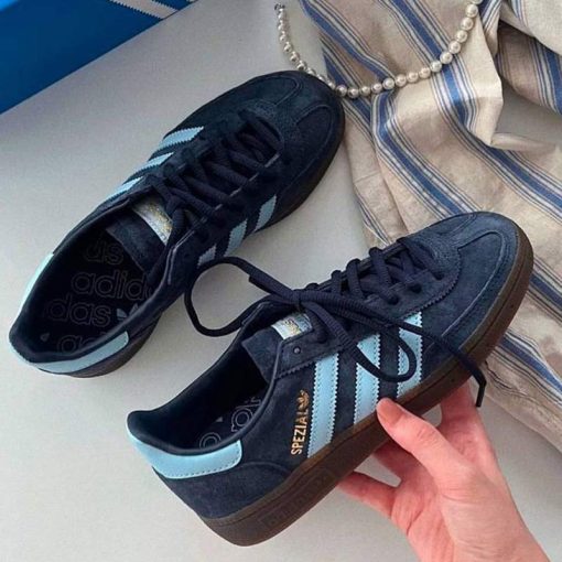 کفش کژوال آدیداس اسپزیال آبی سورمه ای Adidas Spezial Navy Clear Sky