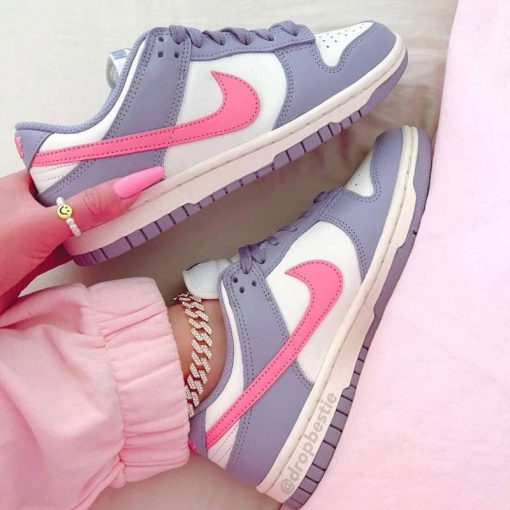 کفش کژوال نایک اس بی دانک آبی صورتی Nike Sb Dunk Low SE Indigo Haze