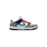 کفش کژوال نایک اس بی دانک سورمه ای آبی پلنگی Nike Sb Dunk Low SE Safari Mix