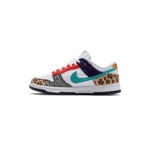 کفش کژوال نایک اس بی دانک سورمه ای آبی پلنگی Nike Sb Dunk Low SE Safari Mix