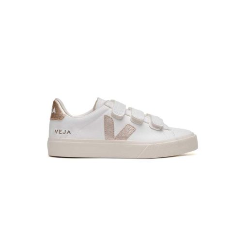 کفش-کژوال-وجا-رسیف-چسبی-سفید-رزگلد-Veja-Recife-Chromefree-Leather-White-Platine