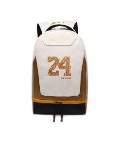 کوله پشتی کوبی برایانت سفید طلایی Kobe Bryant White Gold Backpac