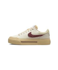 کتونى نایک کورت لگاسى لیفت کرم زرشکی Nike Court Legacy Lift Crimson