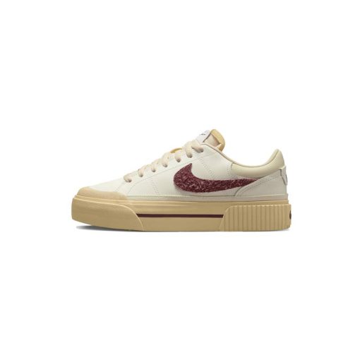 کتونى نایک کورت لگاسى لیفت کرم زرشکی Nike Court Legacy Lift Crimson
