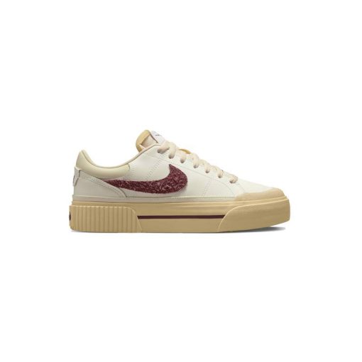 کتونى-نایک-کورت-لگاسى-لیفت-کرم-زرشکی-Nike-Court-Legacy-Lift-Crimson3
