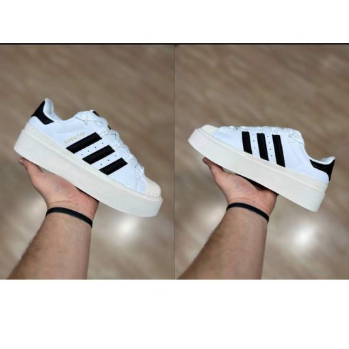 کتونی آدیداس سوپراستار لژدار بونگا سفید Adidas SuperStar Bonega White