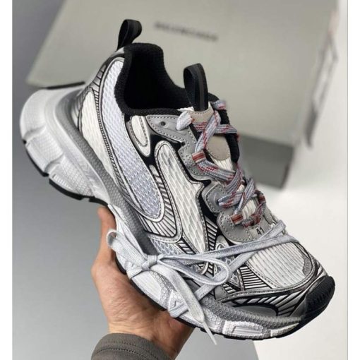 کتونی-بالنسیاگا-3-ایکس-لارج-سفید-طوسی-نقره-ای-Balenciaga-3xl-White-Gray-Silver