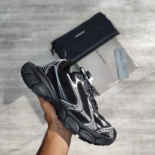 کتونی بالنسیاگا 3 ایکس لارج مشکی خط سفید Balenciaga 3xl Black White Line