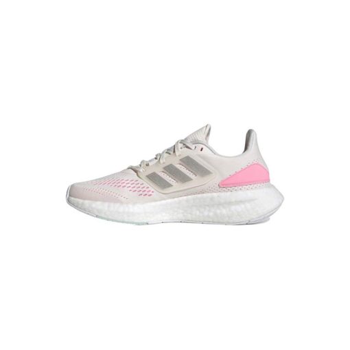 کتونی رانینگ آدیداس پیور بوست 22 سفید صورتی Adidas Pureboost 22 White Pink